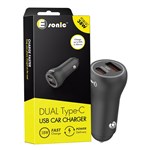 ESONIC DUAL TYPE C USB CAR CHARGER
