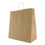 ECO TWIST HANDLE RECYCLED PAPER CARRY BAG 250 PCS