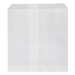 1W WIDE WHITE PAPER BAG 185MM X 165MM 500 PACK