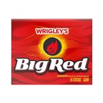 BIG RED GUM 15 STICKS  10 PACK