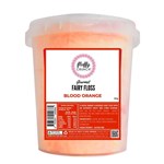 FLUFFY CRUNCH FAIRY FLOSS BLOOD ORANGE TUB  50G X 6 APCK