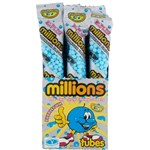 MILLIONS BUBBLE GUM TUBES UK 55G X 12 PACK