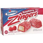 HOSTESS RASPBERRY ZINGERS 380G X 6 PACK