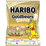 HARIBO GOLDBEARS PINEAPPLE PEG BAG 113G X 12 PACK