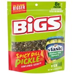 BIGS SUNFLOWER SEEDS SPICY DILL PICKLE PEG BAG 152 G  X 12 PACK