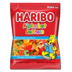HARIBO ALPHABET PEG BAG 141G X 12 PACK