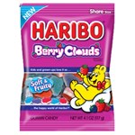 HARIBO BERRY CLOUDS PEG BAG 141G X 12 PACK
