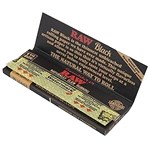 RAW BLACK CLASSIC ROLLING PAPERS KING SIZE 114 WITH TIPS 24PK