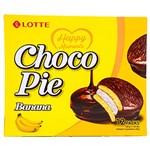 LOTTE CHOC PIE BANANA 336G X 8 PACK