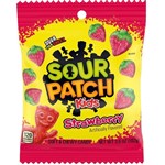 SOUR PATCH KIDS STRAWBERRY  PEG BAG 102G X 12 PACK
