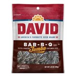 DAVID SUNFLOWER SEED BAR B Q PEG BAG 149G X 12 PACK