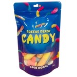 FREEZE DRY SOUR WORMS 50G X 24 PACK