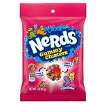 NERDS GUMMY CLUSTER  PEG BAG 85G X 12PK