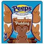 PEEPS CHOCOLATE PUDDING  MARSHMALLOW BUNNIES 8CT X 20 PACK