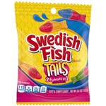 SWEDISH FISH ASSORTED BIG TAILS PEG BAG 102G X 12 PACK