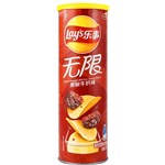 LAYS UNLIMITED CAN BLACK PEPPER STEAK 90G X 24