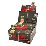 RAW BLACK CLASSIC ROLLING PAPERS KING SIZE 50PK