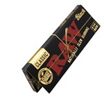 RAW BLACK CLASSIC ROLLING PAPERS 114 SIZE  24PK