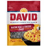 DAVID SUNFLOWER SEED MAC  CHEESE PEG BAG 149G X 12 PACK
