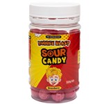 BUBBLE BLAST SOUR CANDY STRAWBERRY 200G X 6 PACK