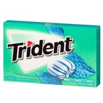 TRIDENT MINT SWEET TWIST GUM 14PC X 12 PACK