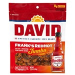 DAVID SUNFLOWER SEED FRANKS RED HOT PEG BAG 149G X 12 PACK