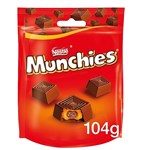 UK NESTLE MUNCHIES PEG BAG 104GM X 8 PACK