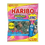 UK HARIBO BUBBLEGUM BOTTLES 176G X 12 PACK