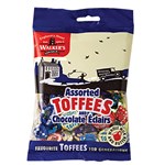 UK WALKERS TOFFEES  CHOCOLATE 150G X 12 PACK