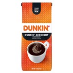 DUNKIN MIDNIGHT GROUND COFFEE BAG 340G X 6
