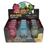 BOSTON AMERICA DEDDY BEARS DEAD CUTE CANDY TIN 12 PACK