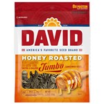 DAVID HONEY ROASTED JUMBO SUNFLOWER SEEDS 149G X 12 PACK