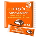 UK FRYS CREAM ORANGE CHOCOLATE 3PK 147G X 16 PACK