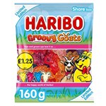 UK HARIBO GROOVY GOATS 160G X 12 PACK