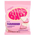 BUBS SOUR DIAMOND STRAWBERRY VANILLA 156G X 8 PACK