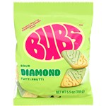 BUBS SOUR DIAMOND TUTTI FRUTTI 156G X 8 PACK