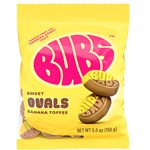 BUBS SWEET OVALS BANANA TOFFEE 156G X 8 PACK