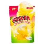 JUICY JELLY PEELED GUMMY GREEN LEMON HANGSELL 120G X 12