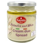 GUSTO ETNA PISTACHIO  WHITE CREAM DUO SPREAD 300G X 12 JAR