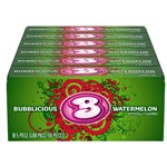 BUBBLICIOUS WATERMLEON GUM 5 PIECES X 18 PACK