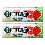 WRIGLEYS DOUBLE MINT PEPPERMINT AND STRAWBERRY 24G X 15 PACK