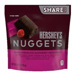 HERSHEYS NUGGETS DARK CHOCOLATE RASPBERRY 229G X 8 PACK