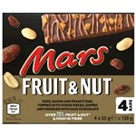UK MARS FRUIT AND NUT 4 BARS 128G X 10 PACK