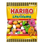 SWEDISH HARIBO LAKRITS  LIQUORICE  EGG PEG BAG 120G X 18 PACK