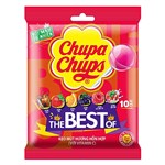 CHUPA CHUPS THE BEST OF LOLLIPOPS MIXED FRUITS 93G X 10 BAGS