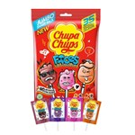 CHUPA CHUP FACES FLAT LOLLIPOPS 210G X 5PK