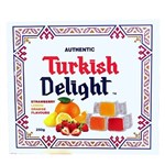 AUTHENTIC TURKISH DELIGHT MIX FLAVOURS 250G TRAY