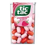 TIC TAC STRAWBERRIES  CREAM 24G X 24 PACKS