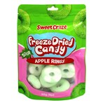 SWEETCRAZE FREEZE DRIED CANDY SOUR APPLE RING  50G X 12
