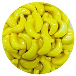 JUICY JELLY PEELED GUMMY BANANA BULK 1KG BAG